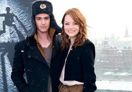 Andrew Garlfield and Emma Stone