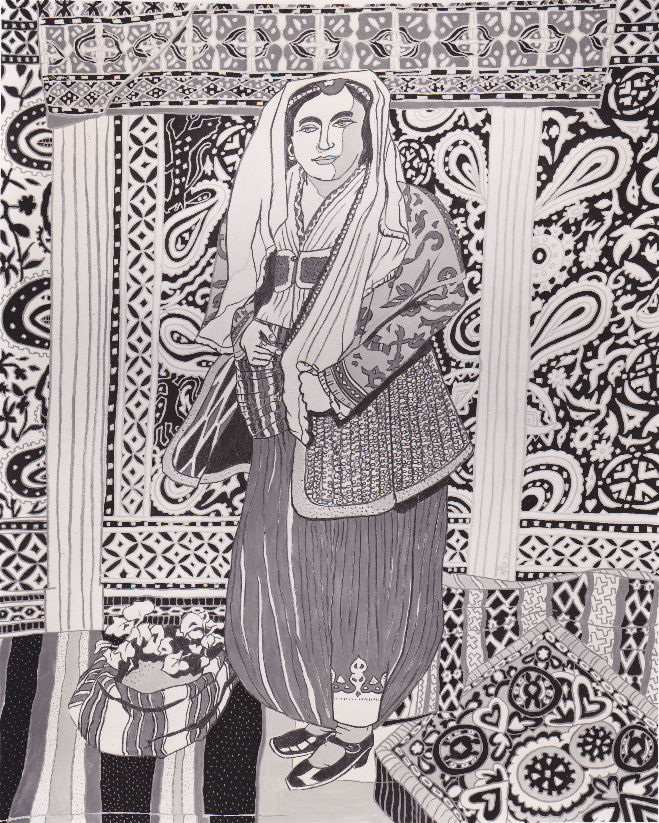 Macedonian Woman, ?, silkscreen, 1973.jpg