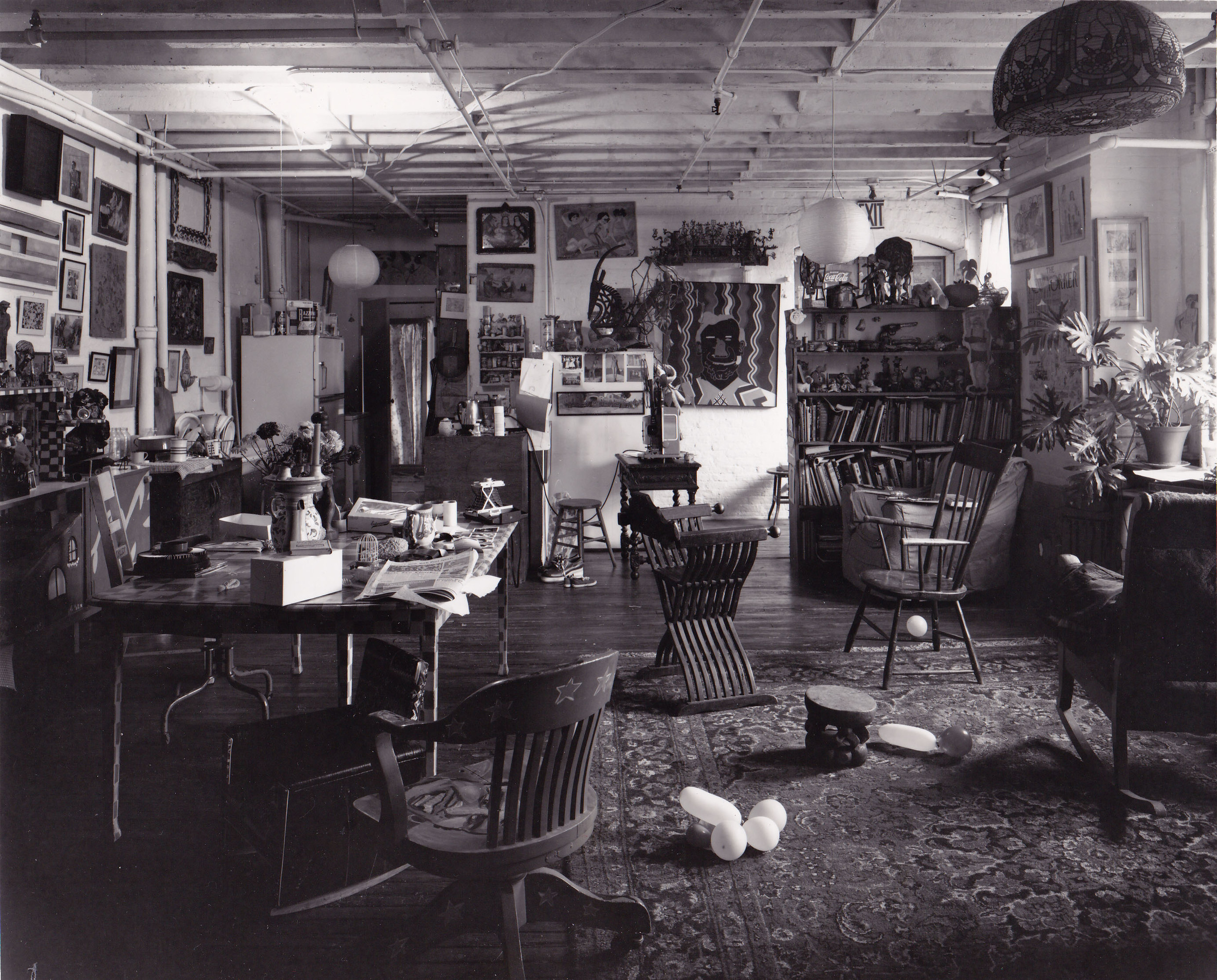 Loft on Mulberry Street NYC, 1973, photo by Jordan Davies.jpg