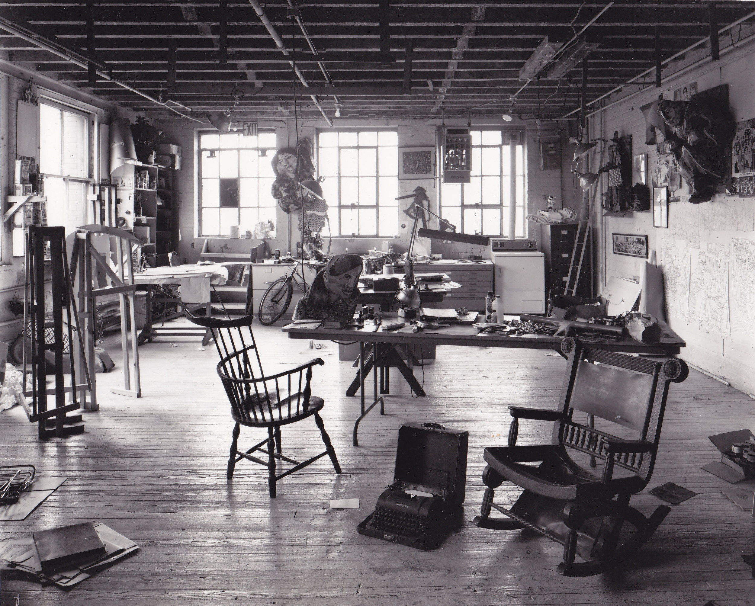 Studio Mulberry Street NYC, 1973, photo by Jordan Davies.jpg