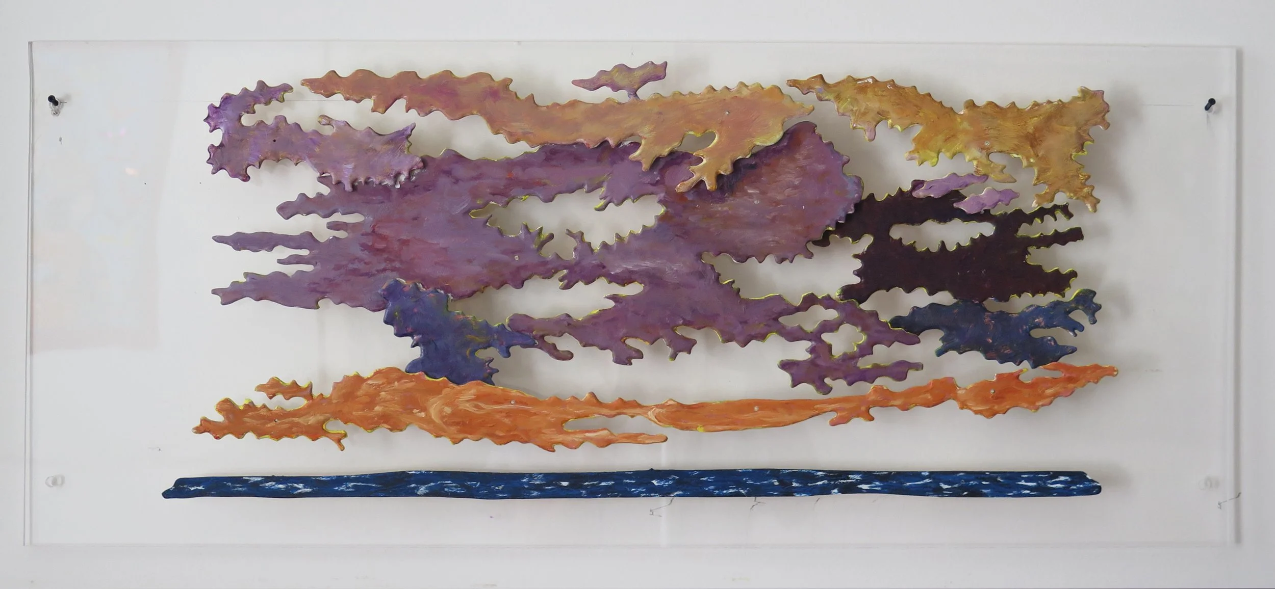 After Sunset, Oil on Wood, 16%22h x 38.JPG