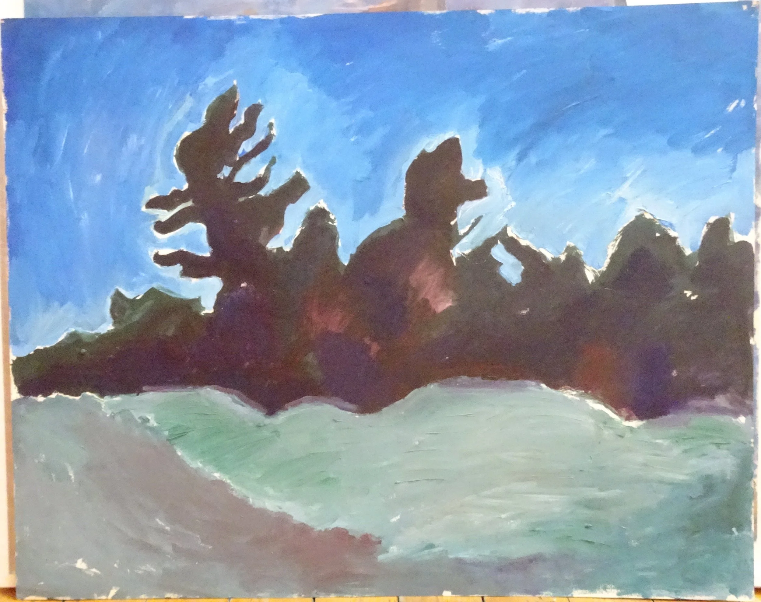 1964- Night in Lincolnville, Maine.JPG