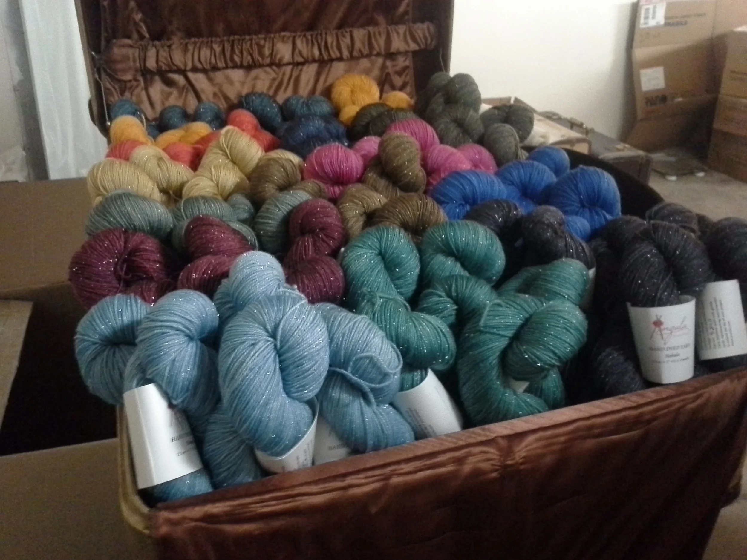 Sparkly Nebula for your holiday knitting or gifting!