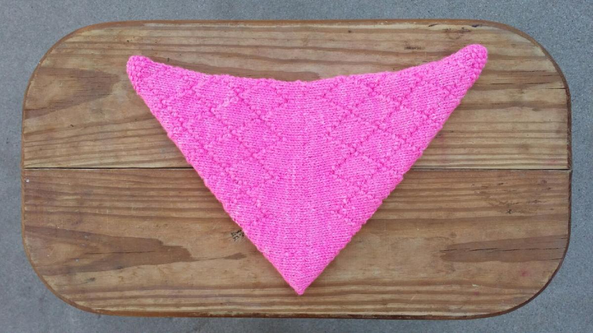 The hood is shaped using short rows and grafted together using the Kitchener Stitch. If you are new to the Kitchener Stitch, as I was, you may want to check out the WEBS YouTube video tutorial ' How to Kitchener Stitch .'