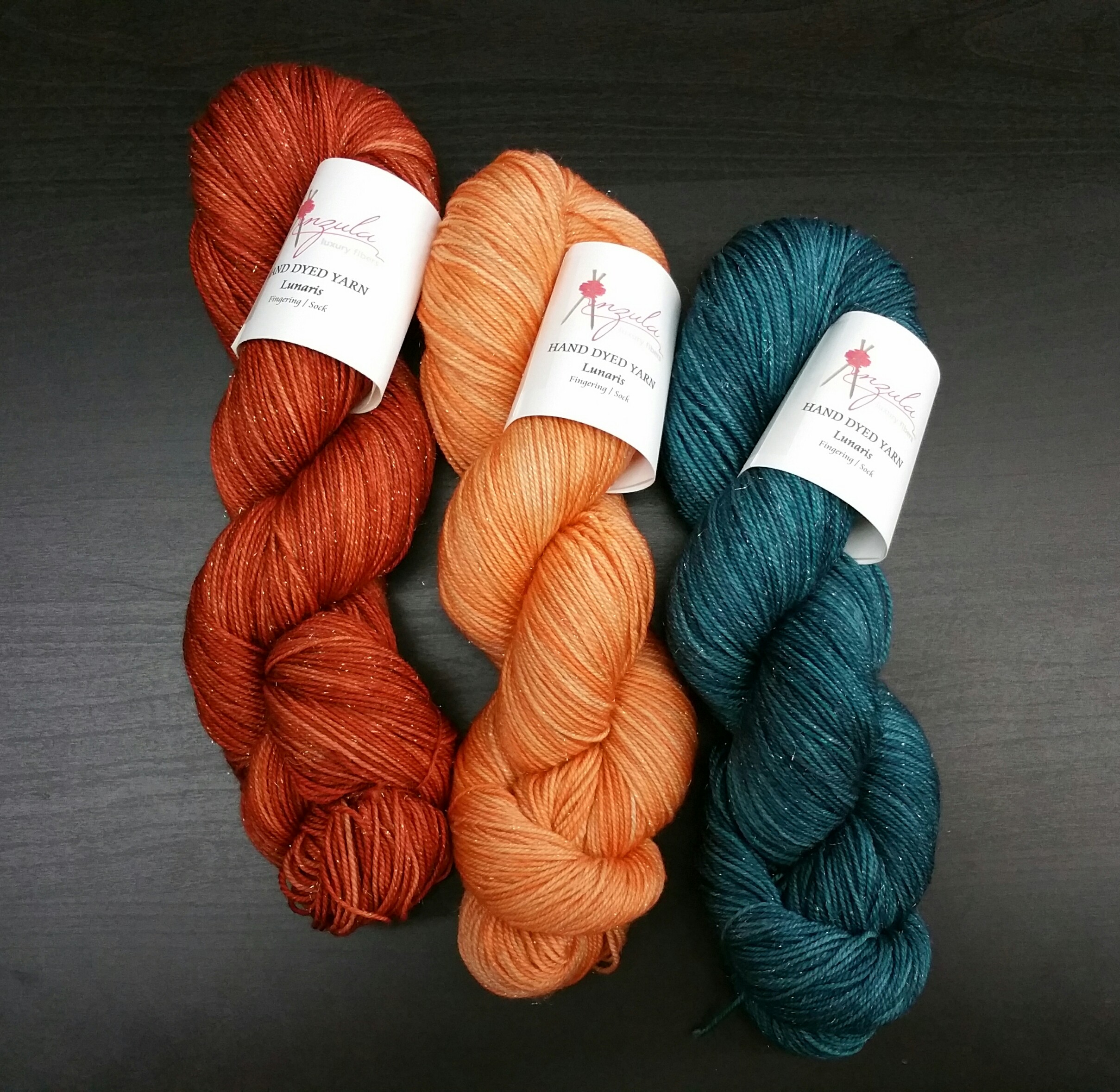 Lunaris in Rust, Creamsicle and Mariana