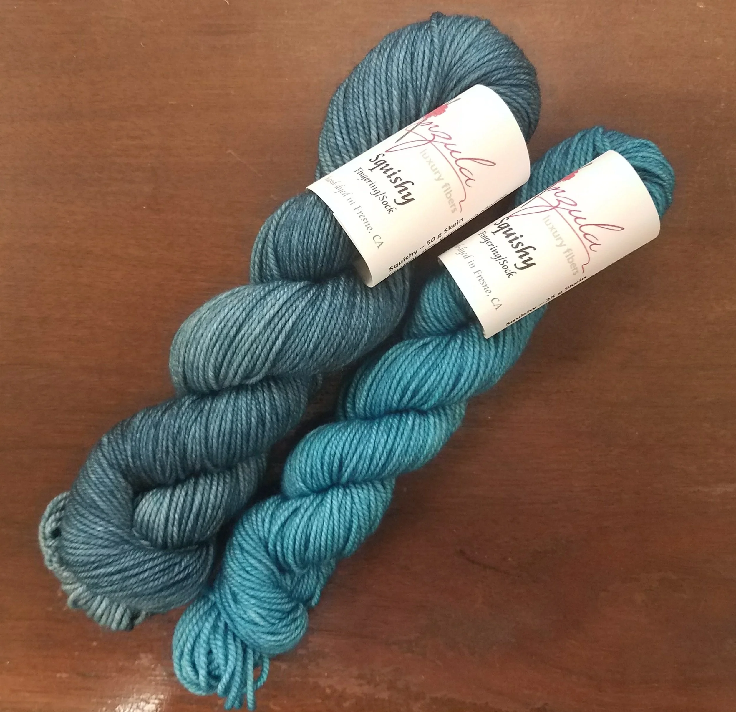 Squishy in Teal, 50 g, Squishy in Aqua, 25 g