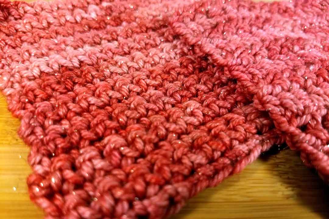 Lucero Swatch, single crochet