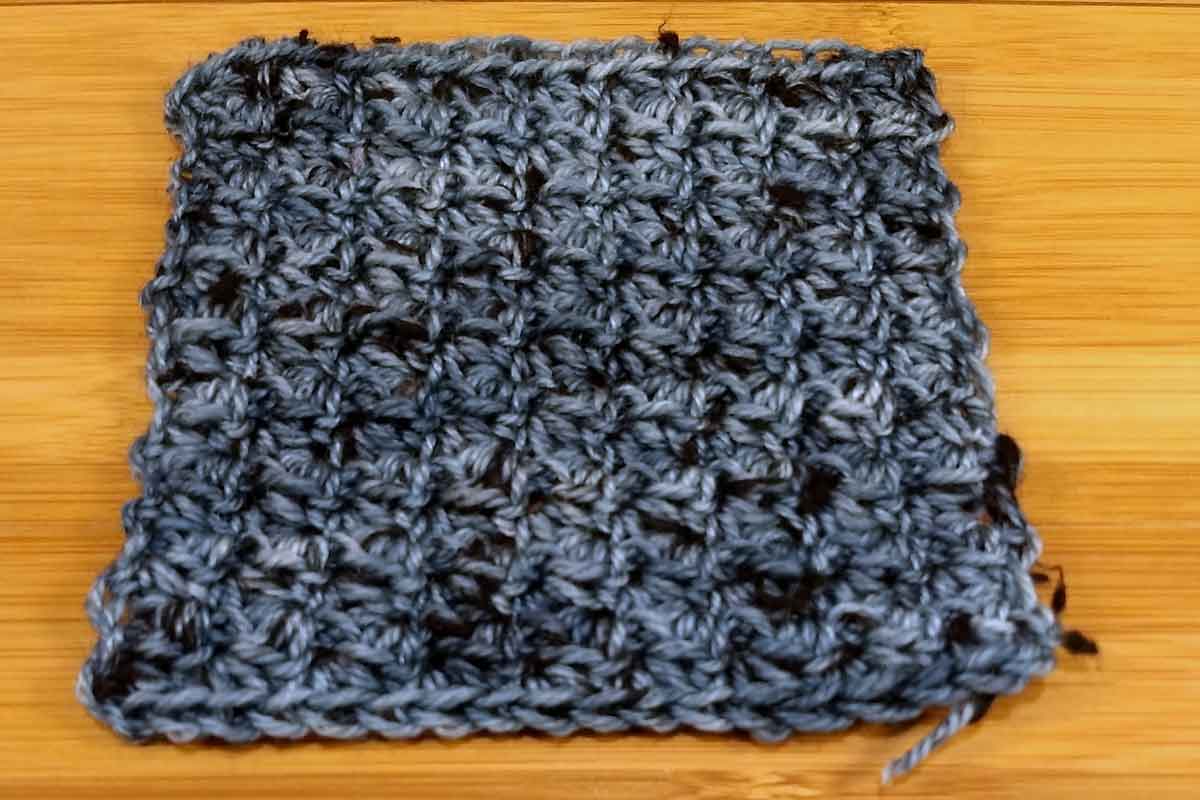 Dottie, texture crochet swatch
