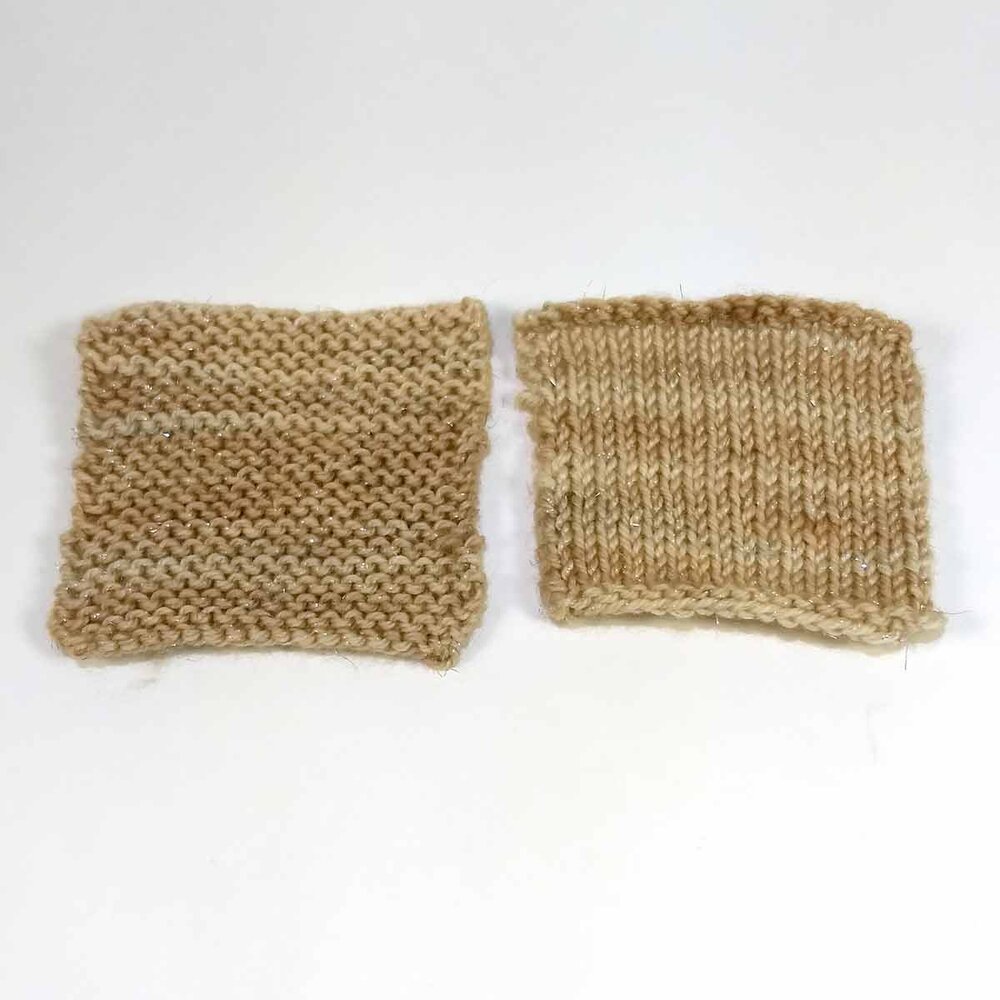 knit swatches