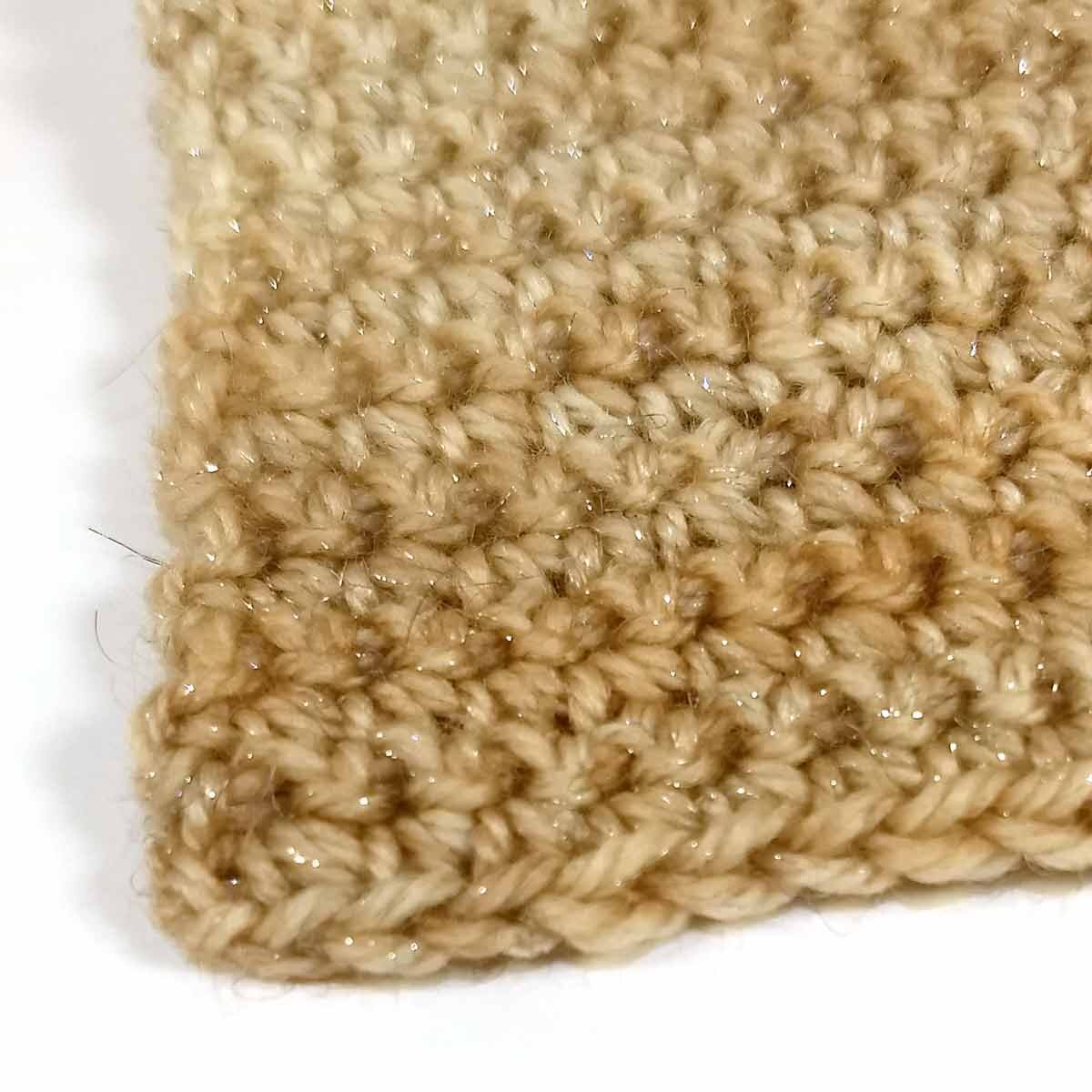 single crochet detail