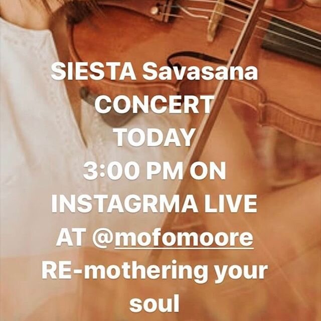 Mother&rsquo;s Day weekend live lullabies for the mama in all of us - today at 3PM LIVE ON INSTA ✨ 
@schoolofritual 
@rosecaravane 💕✨💕✨