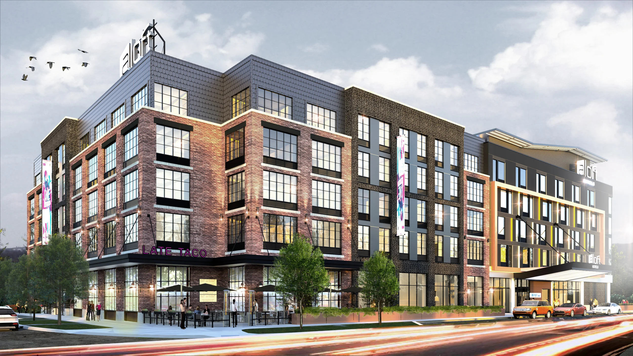 Aloft Hotel Easton Town Center — Design Collective