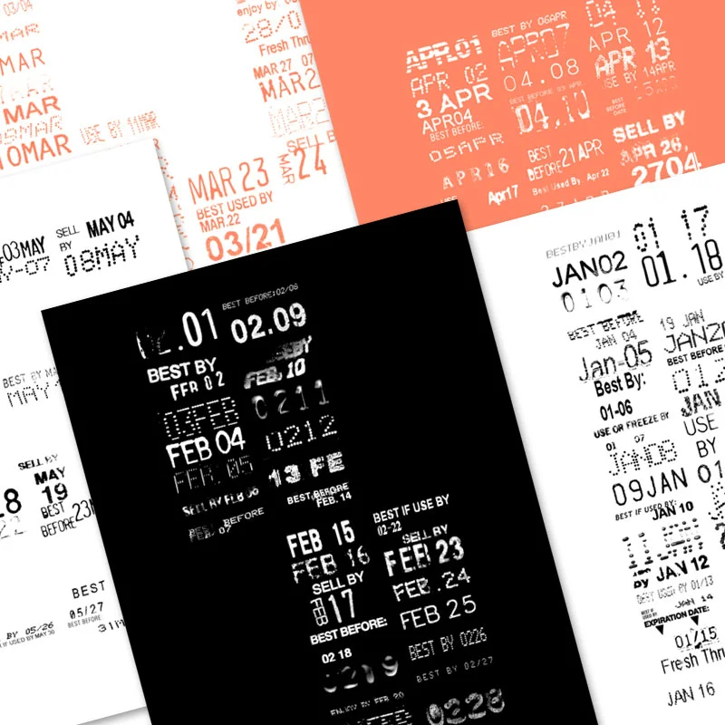 EXP CAL MM A calendar of expiration dates that never expires. View each month with this smaller tabletop perpetual calendar and mark special days with brightly colored repositionable sticky notes. 
