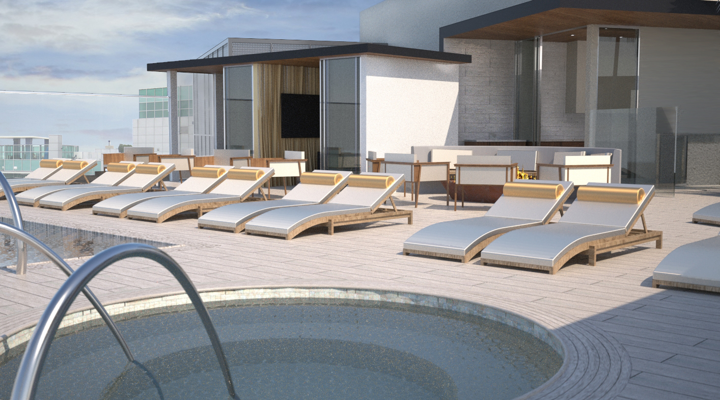 Rooftop lounge SPA