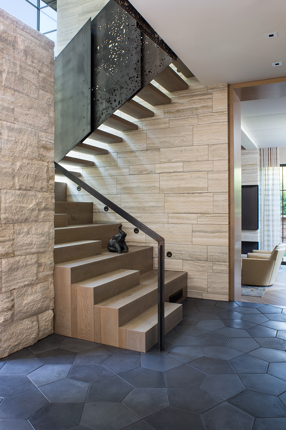Entry with stair