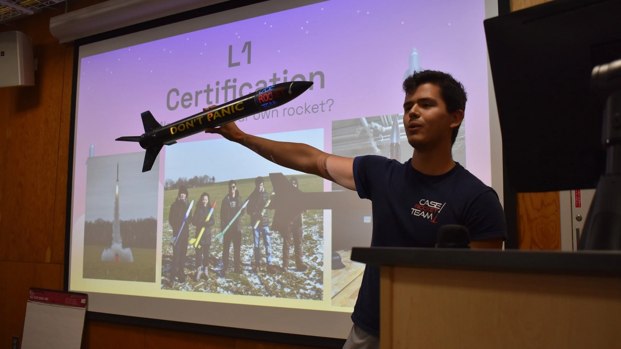 We had an incredible time meeting all of the interested students at last night's interest meeting. Make sure to come to the first general body meeting tomorrow at 6 PM on the fifth floor of think[box] to start building rockets! Also, for those of you