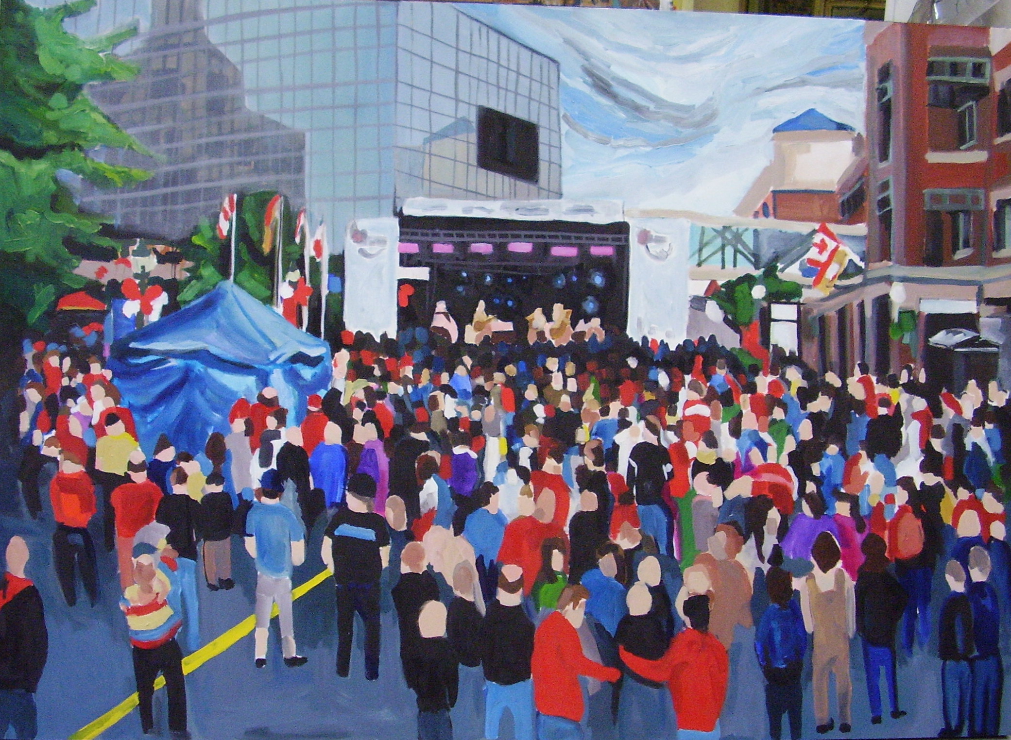  48” x 60”  oil on canvas  2010  Permanent collection of Cox &amp; Palmer law firm-Moncton, NB 