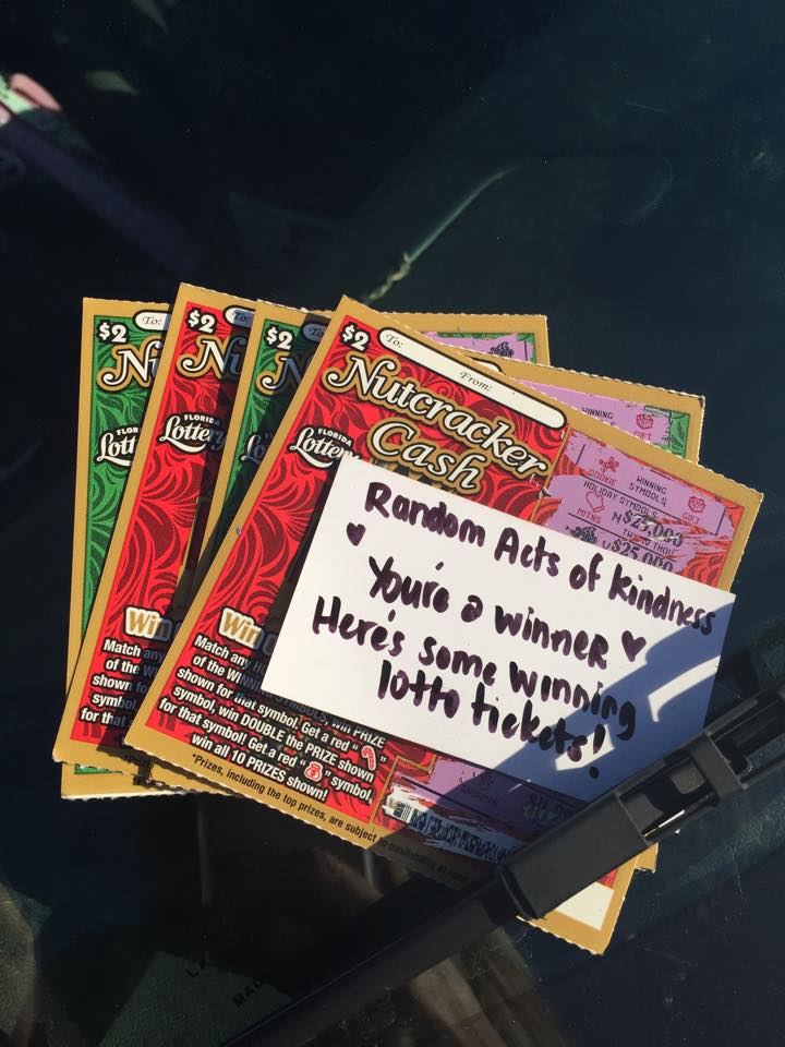 Random Acts of Kindness- Lotto Tickets