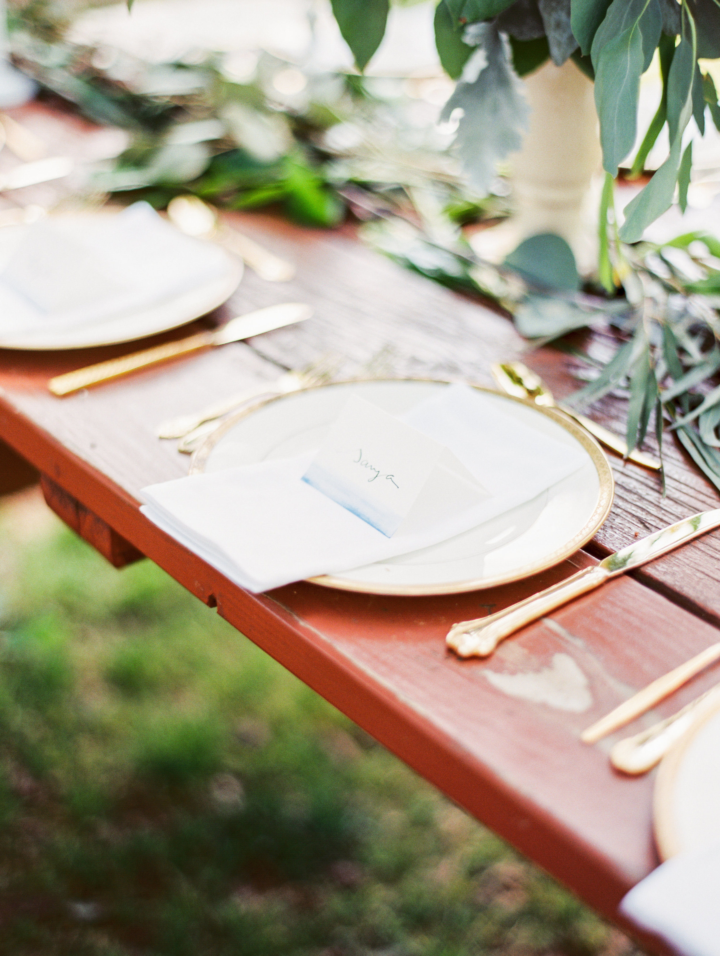 Gold Place Setting