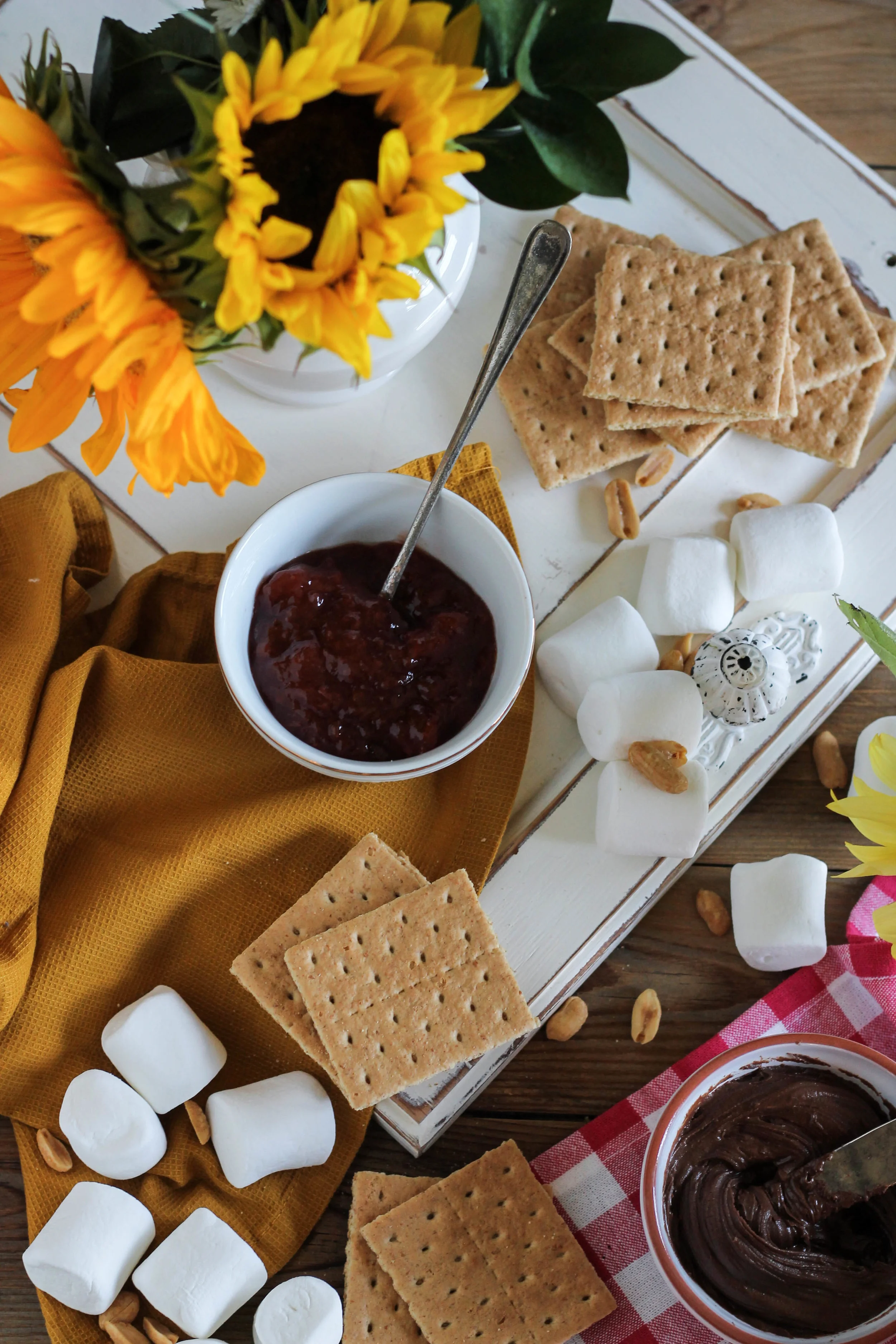 Peanut Butter Jam Baked S Mores Pedantic Foodie