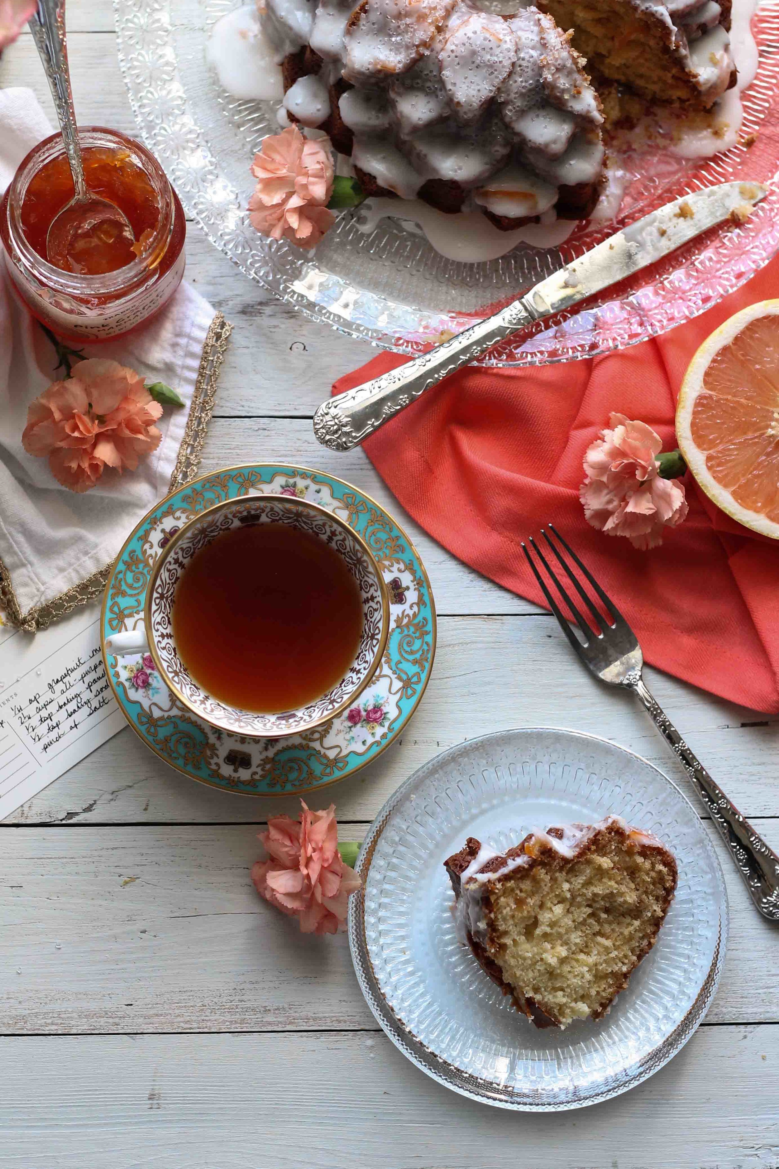 Grapefruit Tea Cake {Pedantic Foodie}