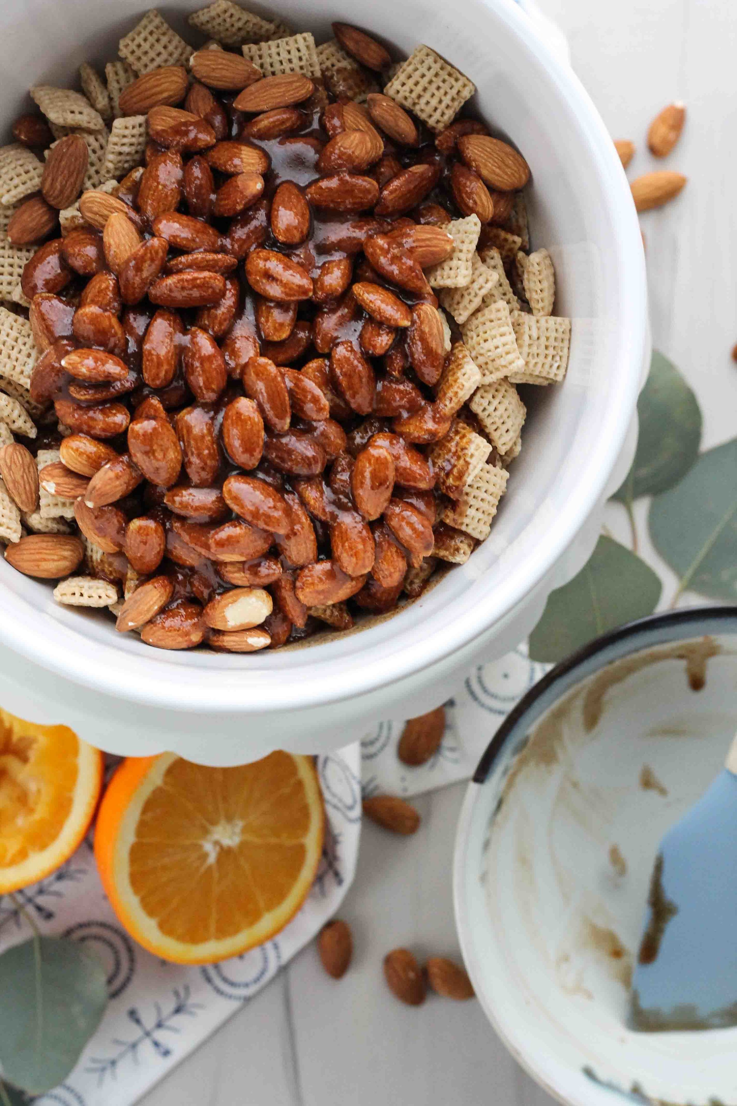 This sweet and savory take on classic chex mix combines warm spices and orange zest with soy and worcestershire - the perfect game day treat! [ www.pedanticfoodie.com ] 