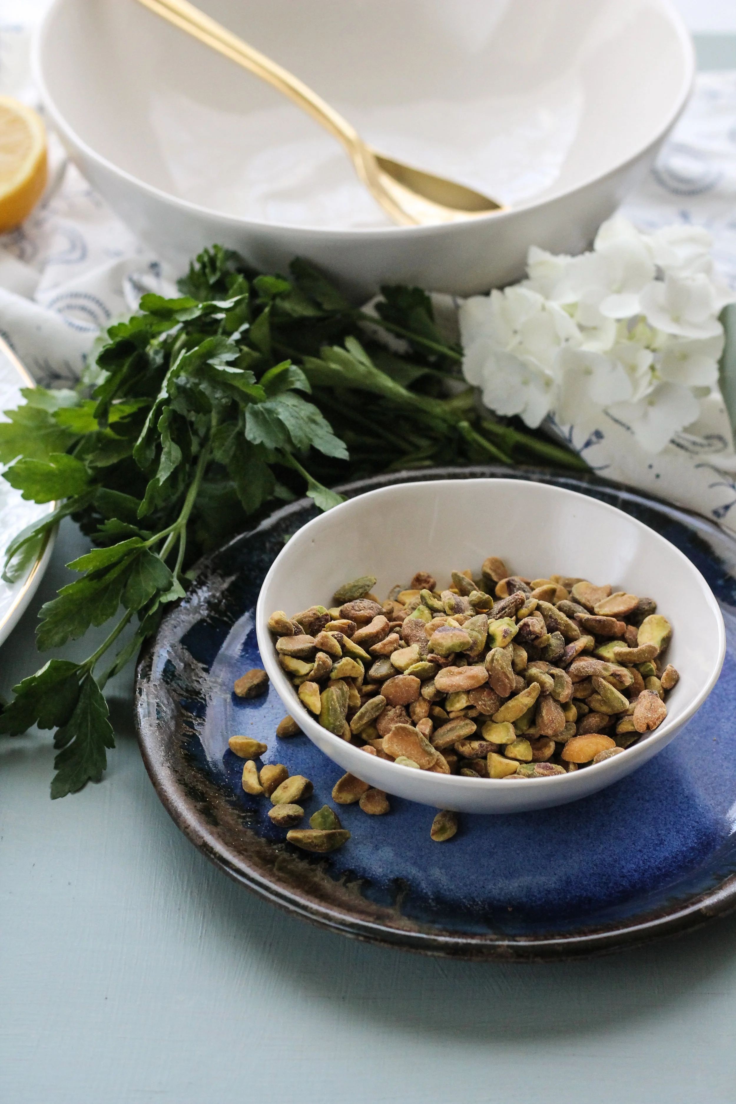 SKIRT STEAK WITH LEMON PISTACHIO GREMOLATA [ www.pedanticfoodie.com ]