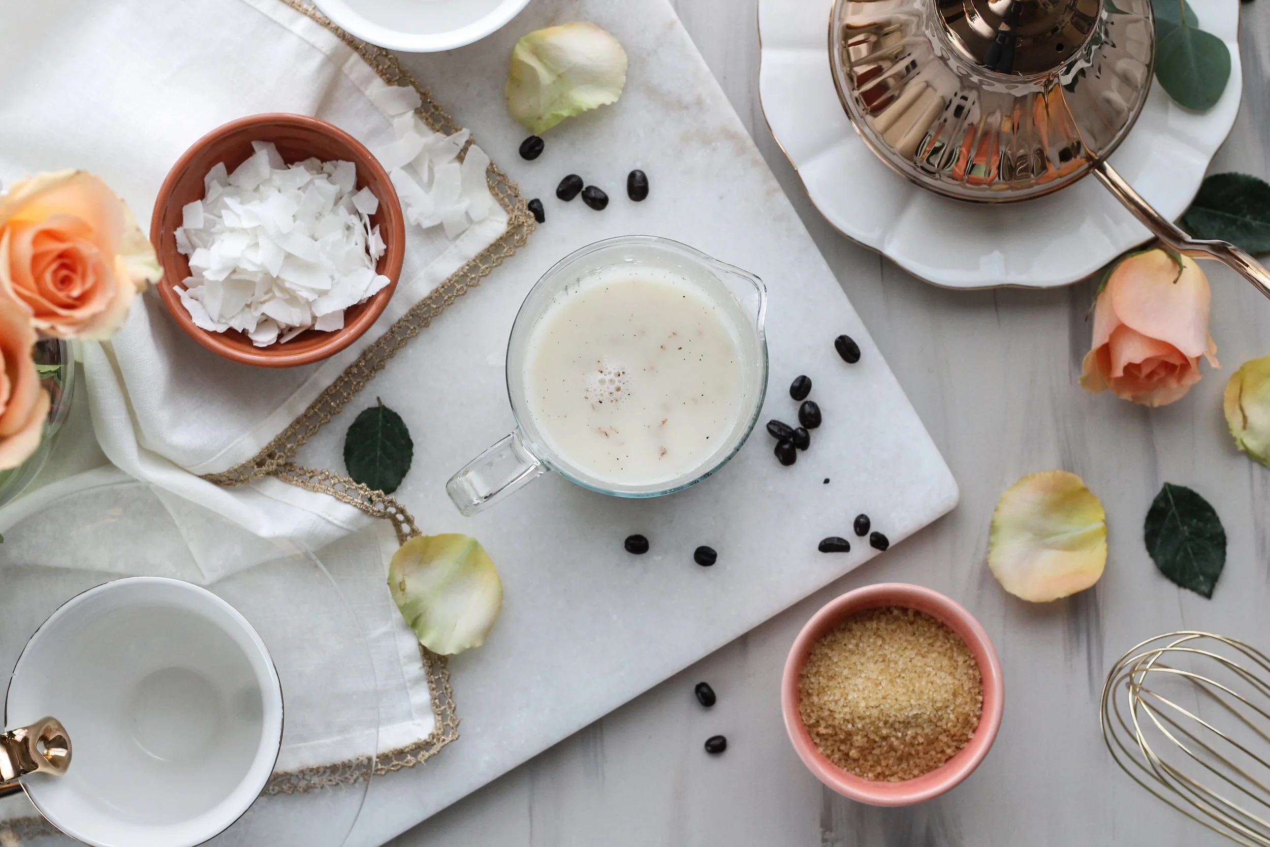 COCONUT VANILLA BEAN LATTE — Plate Fete