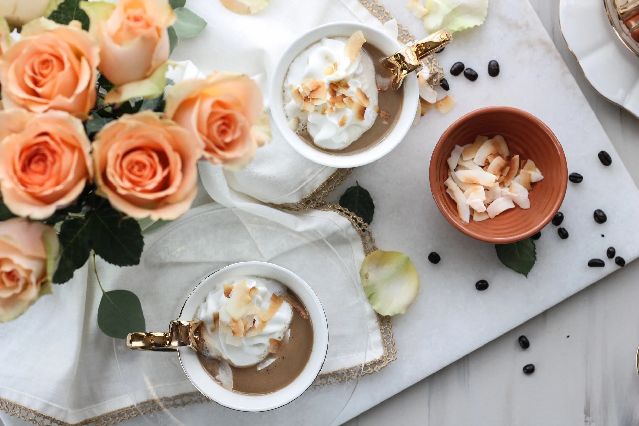 COCONUT VANILLA BEAN LATTE — Plate Fete