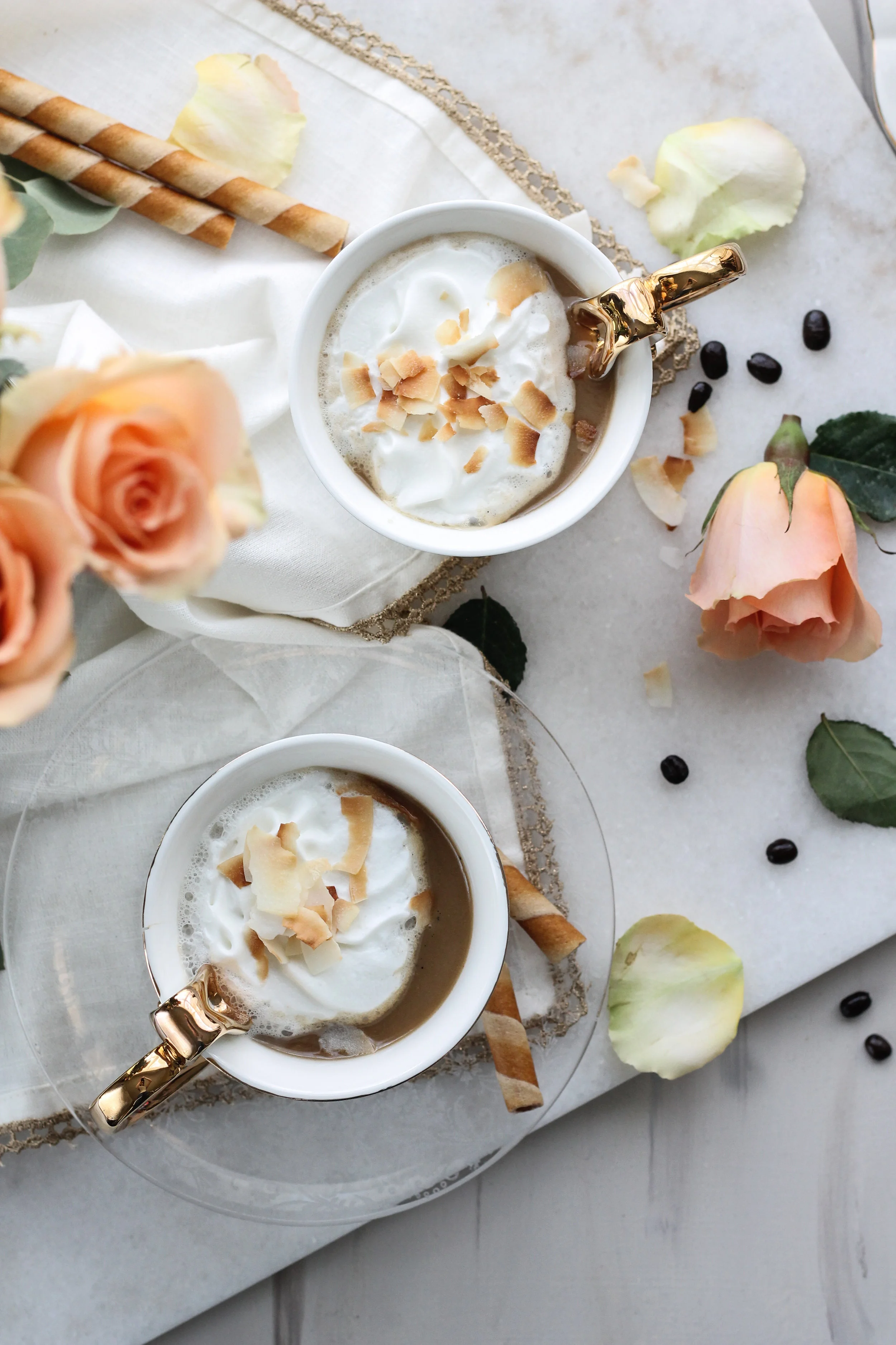 COCONUT VANILLA BEAN LATTE — Plate Fete