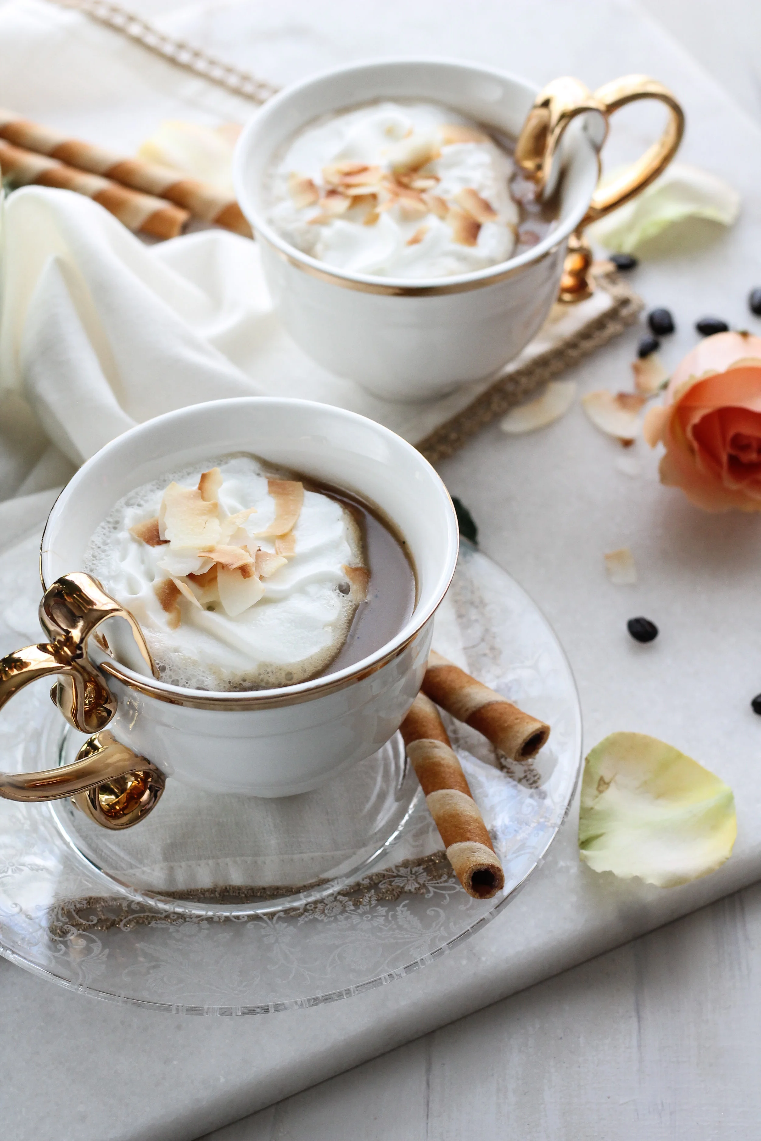 COCONUT VANILLA BEAN LATTE — Plate Fete