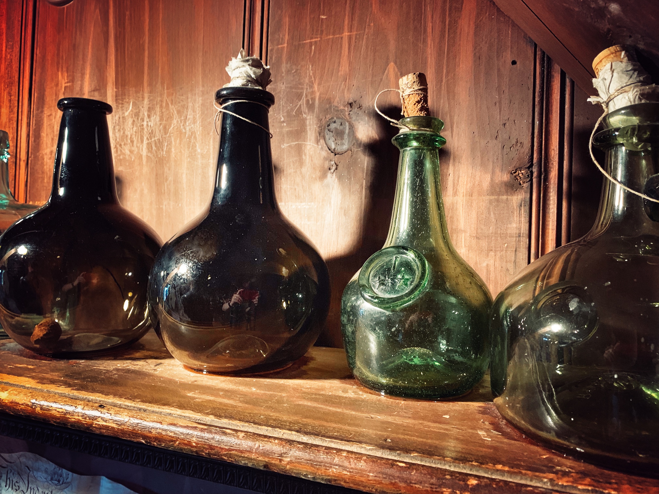 Bottles on the Shelf