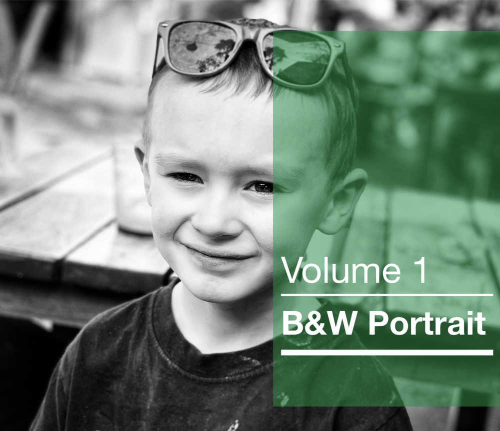 B&amp;W Portrait Volume 1 - Snapseed Preset Pack