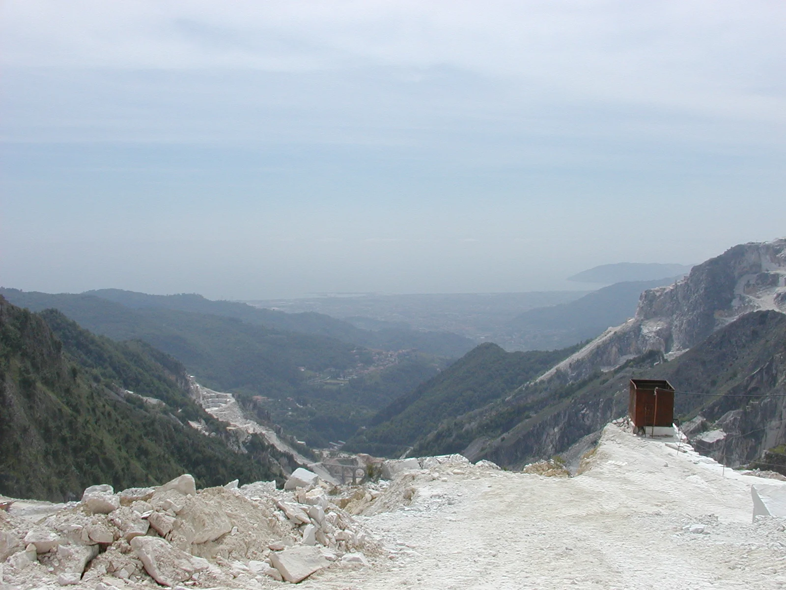 Views from the top of the Carrera mountains.