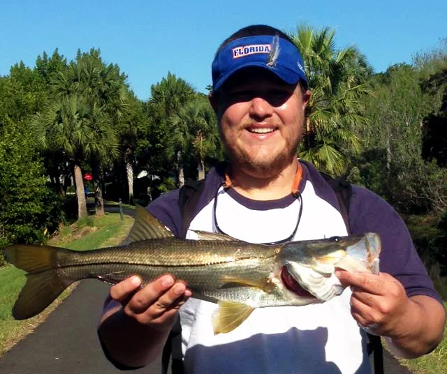 Author Trey Dyer with a nice Central Florida Snook 