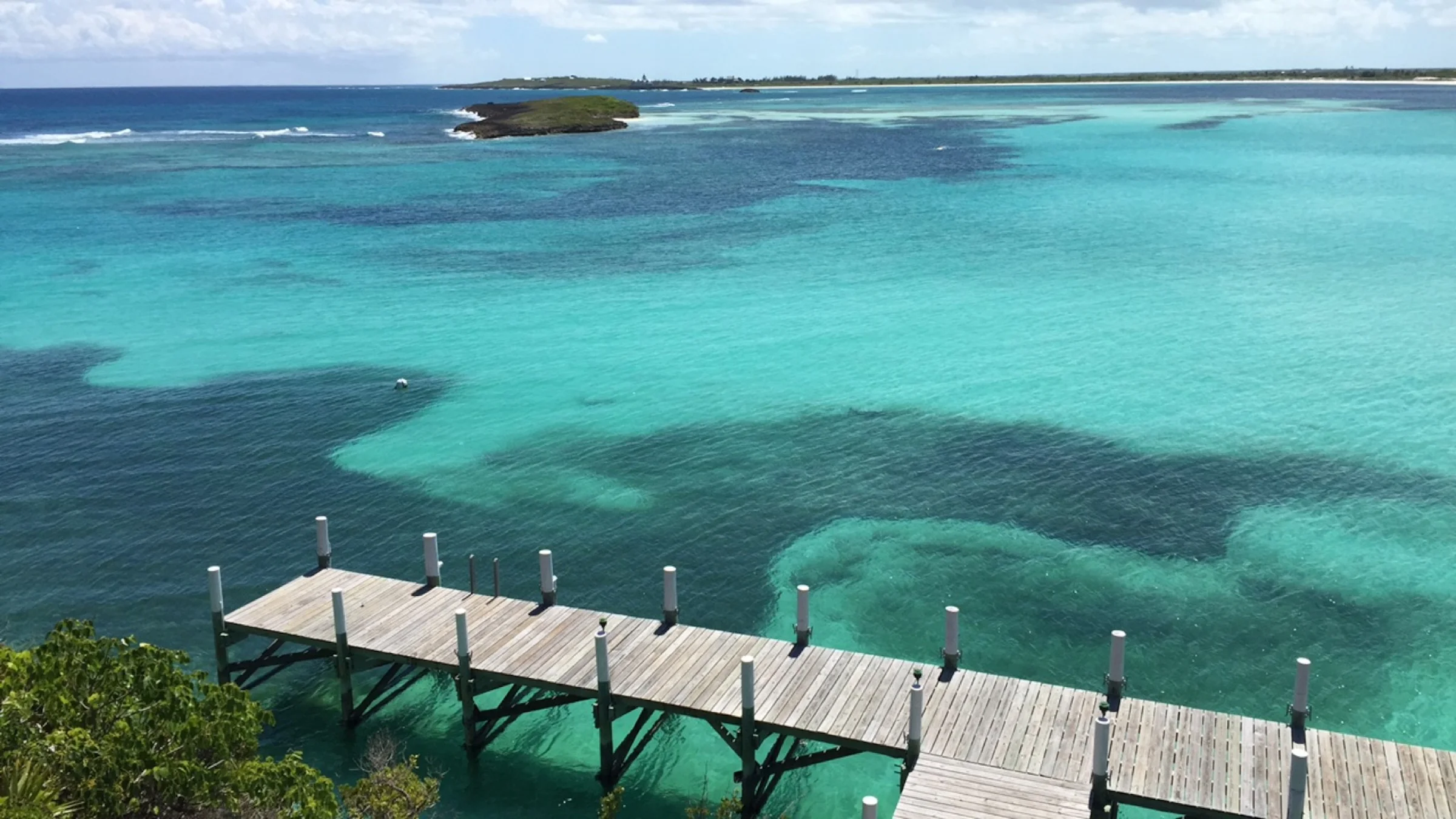 The view of WInding Bay at Abaco Club- Photo by Mythy Tran