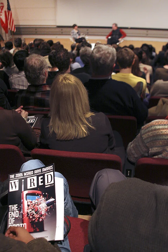 Wired Magazine shoot of William McDonough lecture