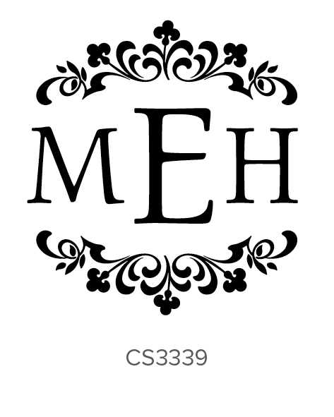 Monogram Style Self Inking Stamp  Personalized Stamps by Three Designing  Women – Preppy Monogrammed Gifts