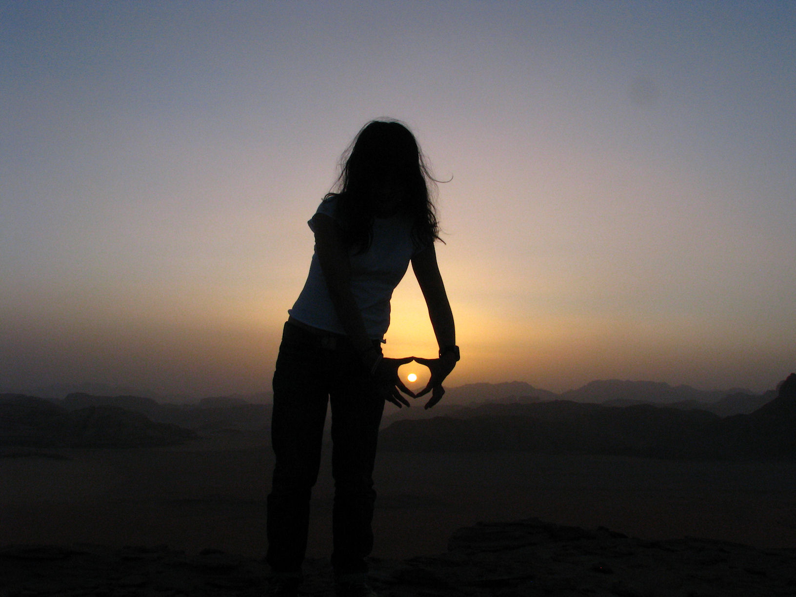 Sunset in Wadi Rum