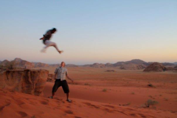 Fun in Wadi Rum