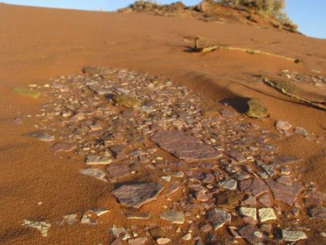 Wadi Rum - Slate on Sand