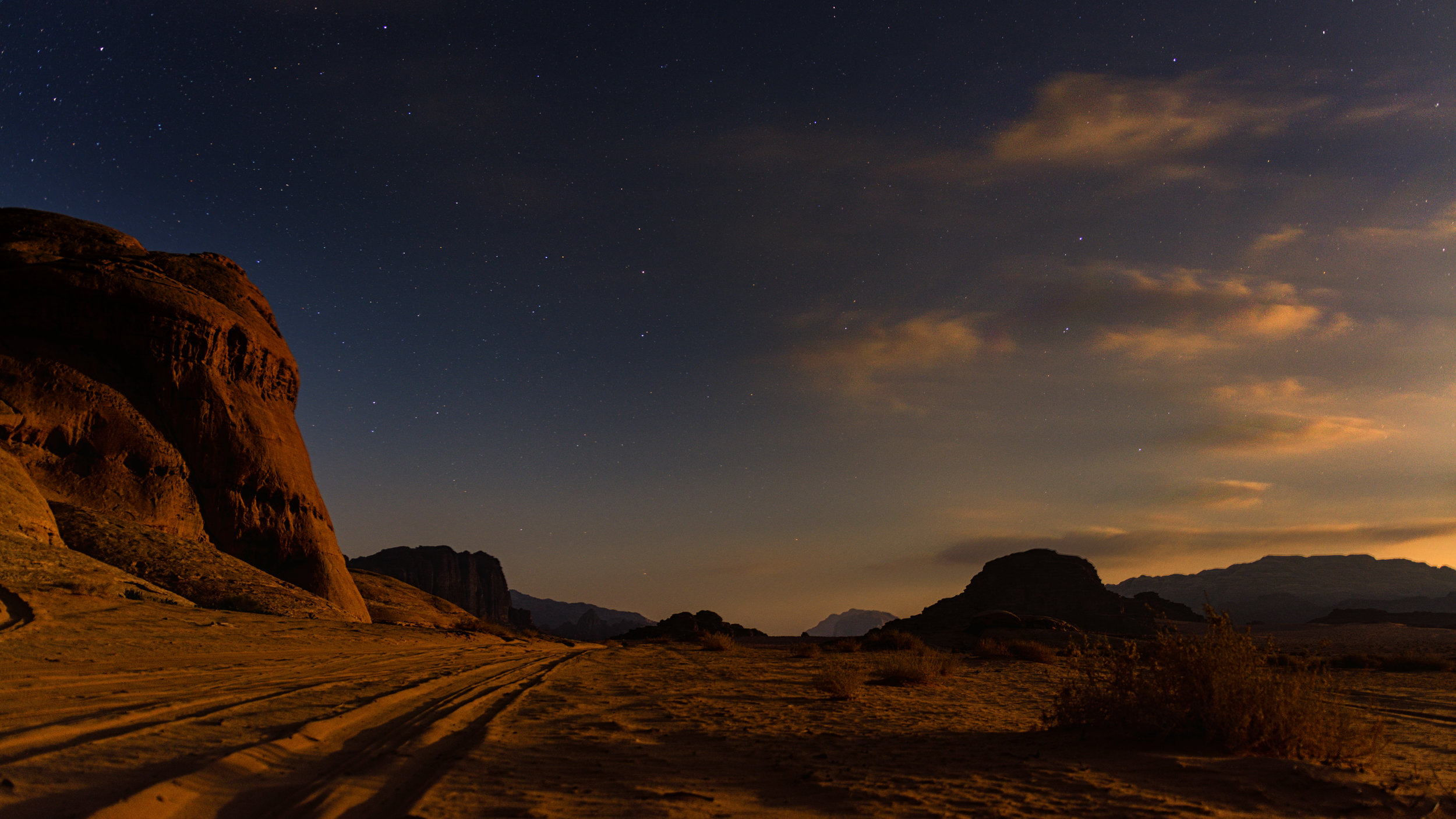 Dusk in Wadi Rum