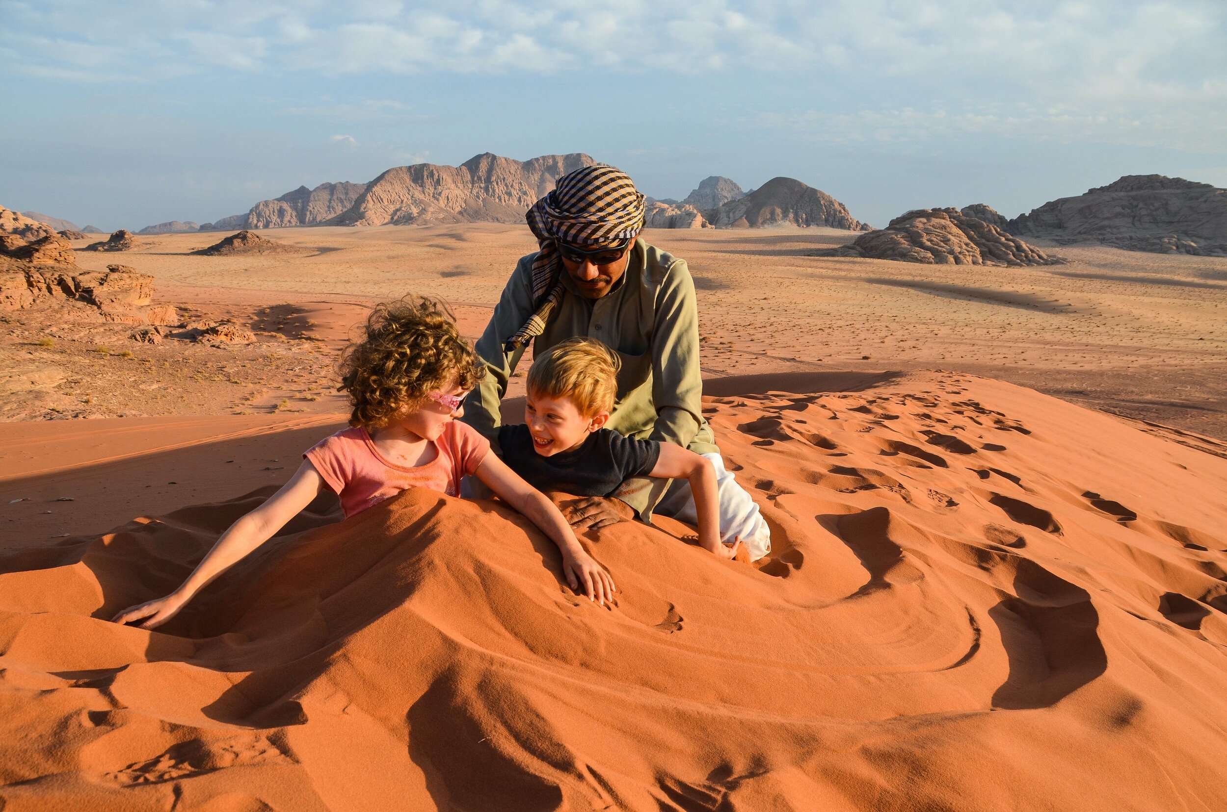 Red Sand Dune Fun,  Wadi Rum