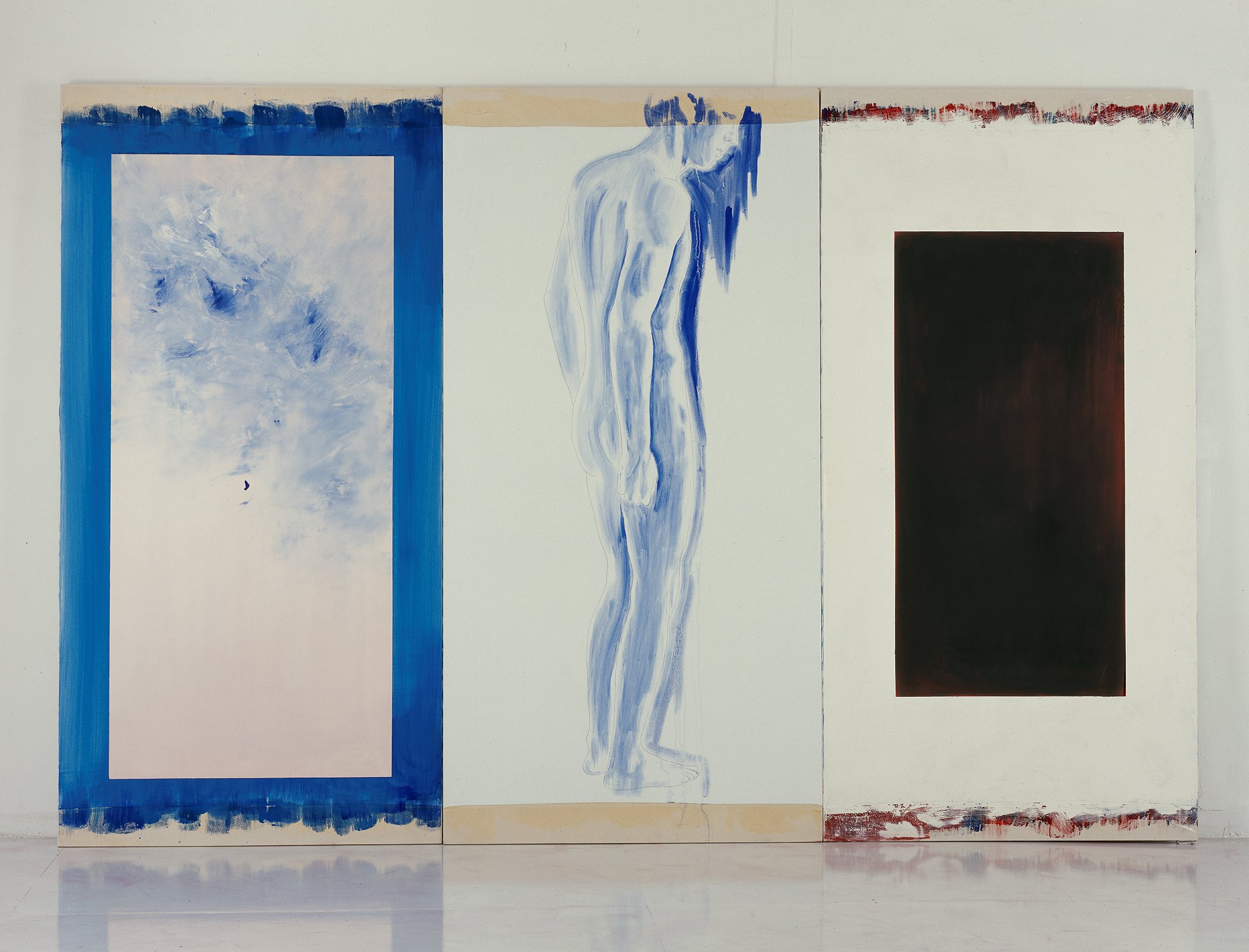 Shown as a triptych (244x366 cm) - I