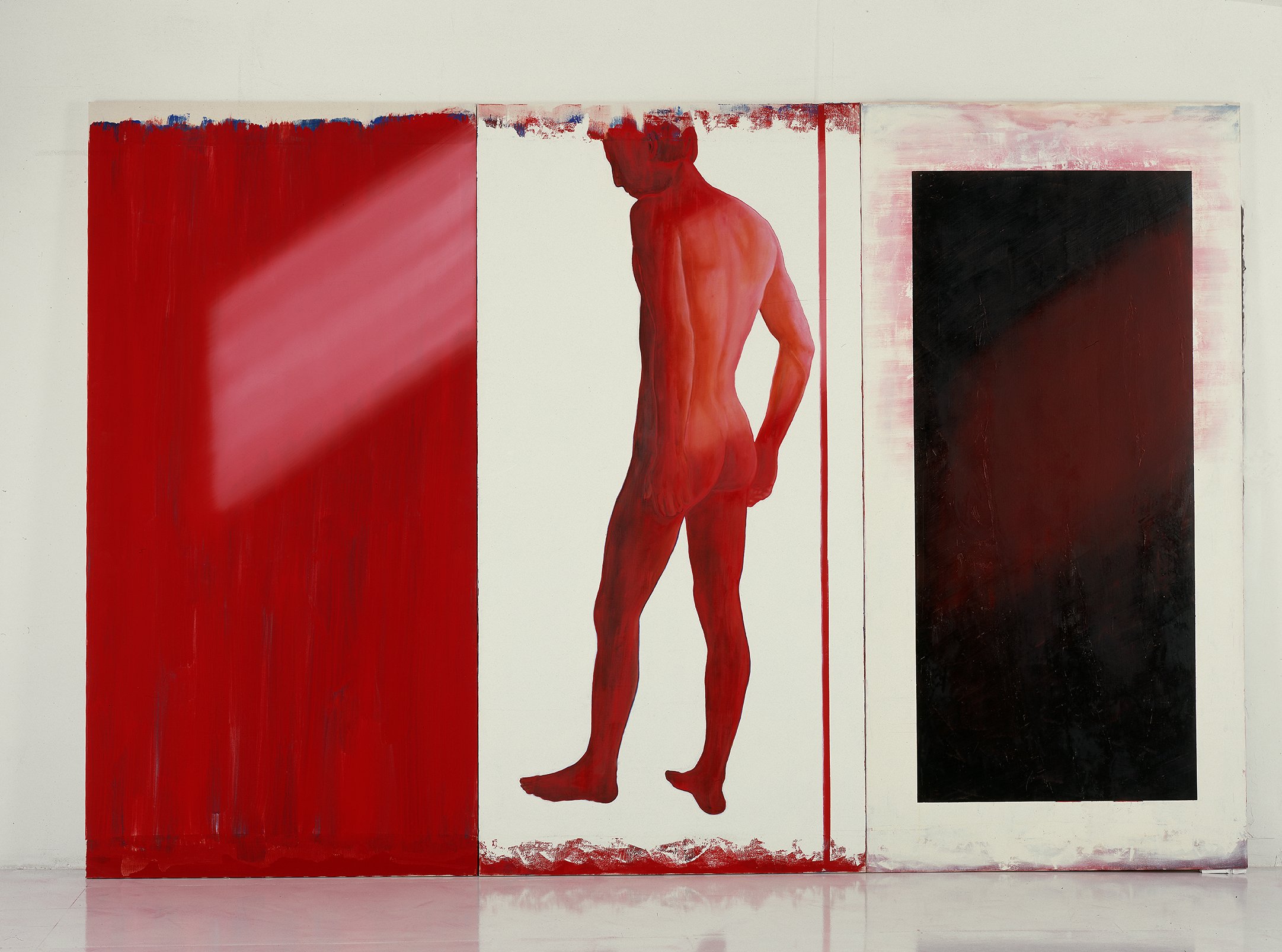 Shown as a triptych (244x366 cm) - III