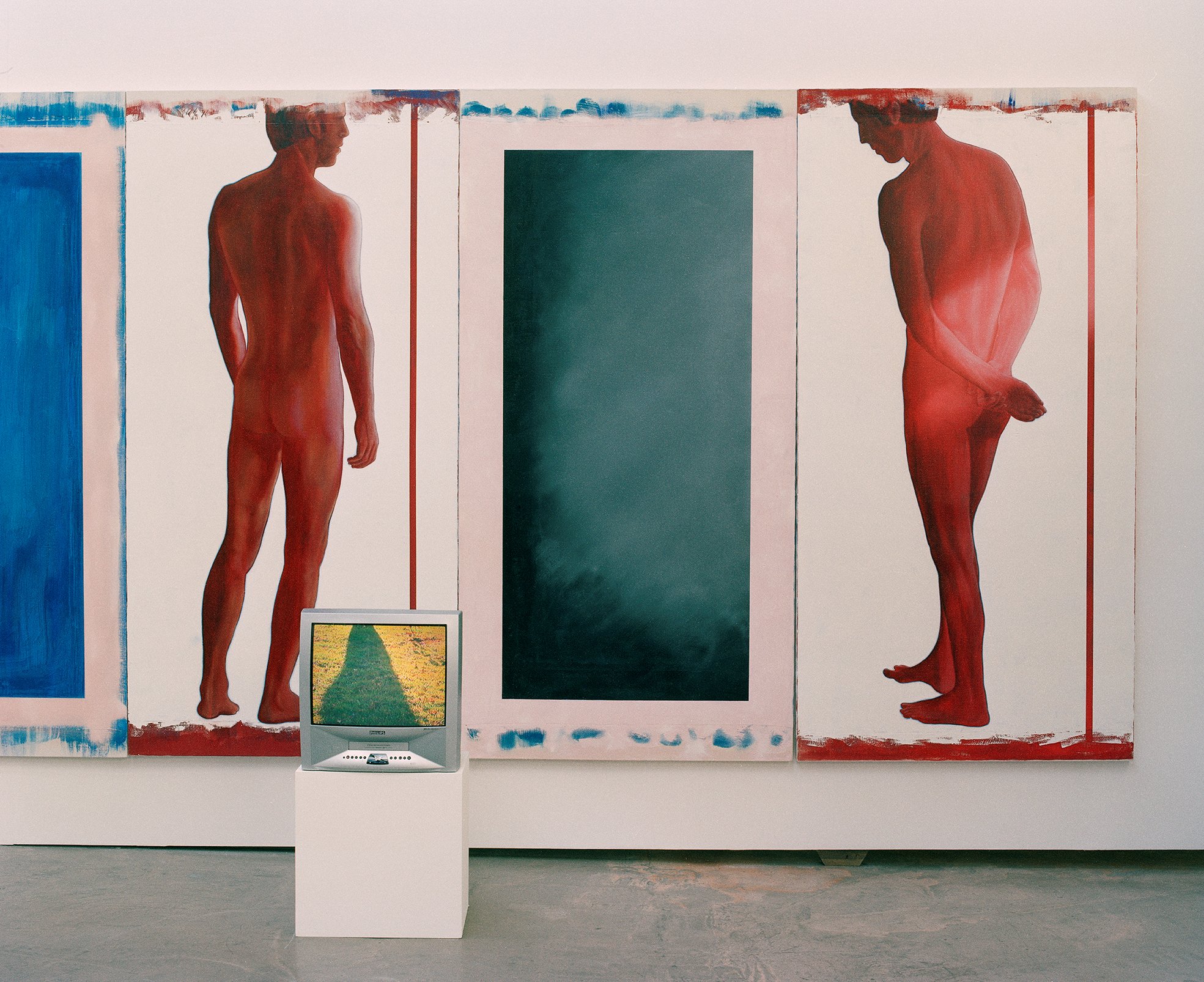 Large Standing Figures & Abstract Panels Exhibited - III