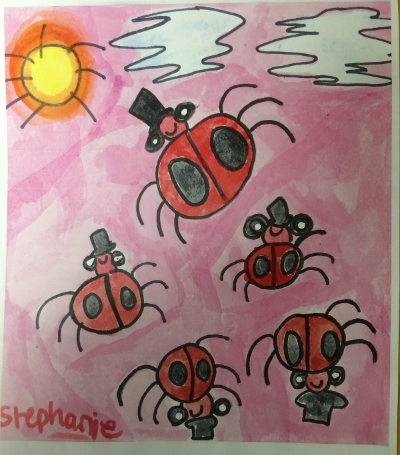 Stephanie Spencer: "Lucky Ladybug".