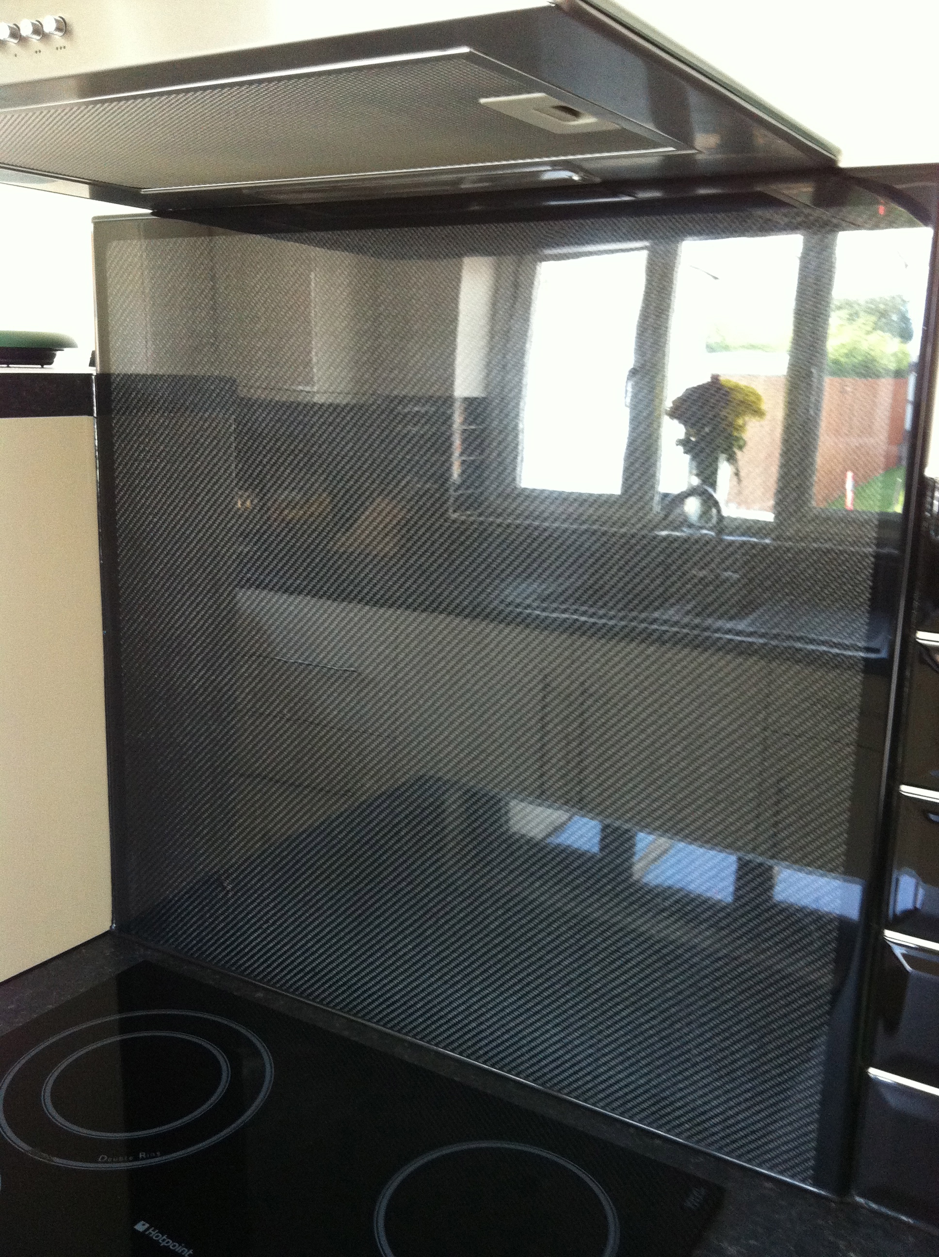 Carbon Cooker splashback