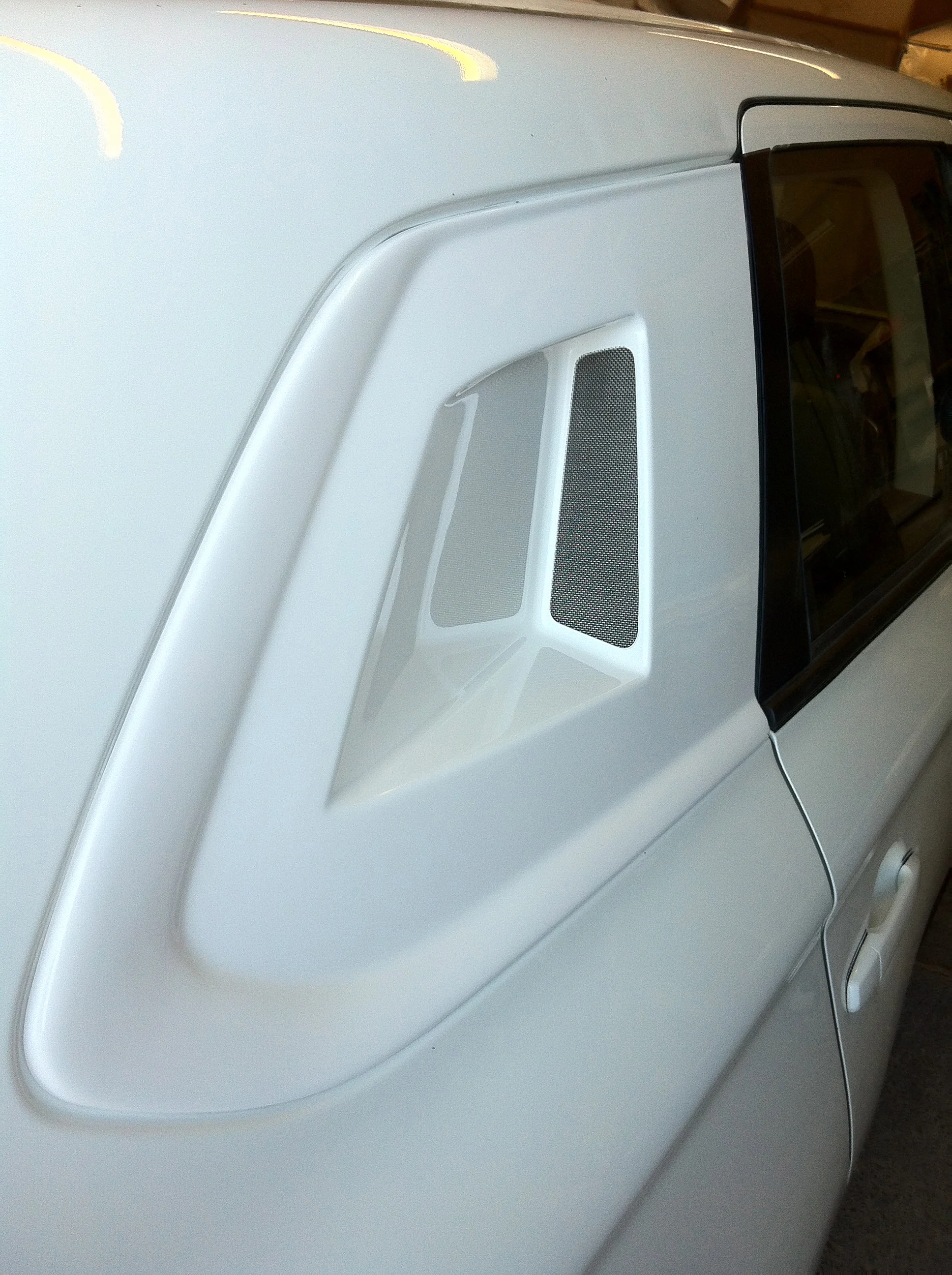 Finished window vent