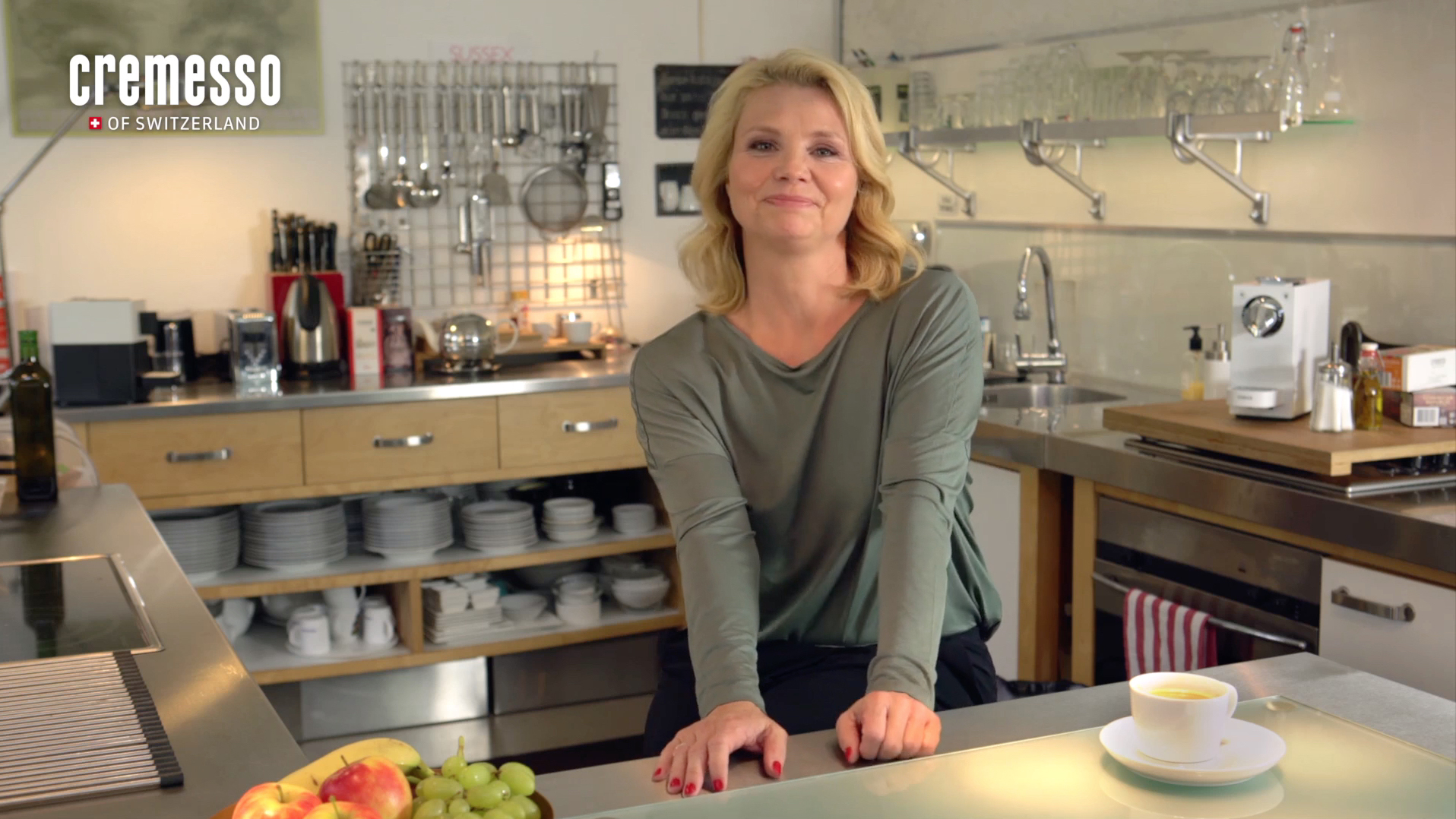 Cremesso: Weihnachtswitz mit Annette Frier